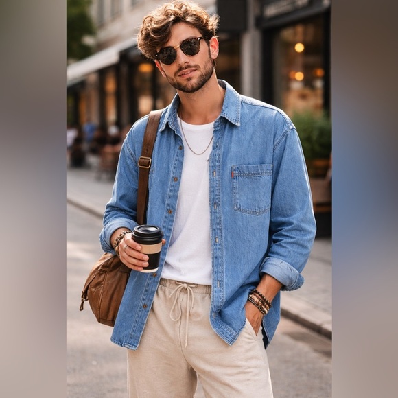 Levi's Other - Vintage Levi’s Orange Tab Denim Shirt